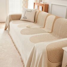 Cobertor de borla solteiro algodão capa de sofá capa de poeira tapete cobertor de sofá comprar usado  Enviando para Brazil