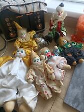 Porcelain clowns joblot for sale  NOTTINGHAM