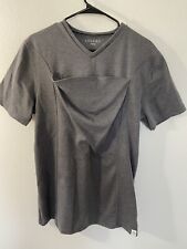 Camisa portabebés Lalabu talla L gris para hombre manga corta bolsa canguro EE. UU. segunda mano  Embacar hacia Argentina