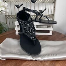 Sandálias femininas Carmen Steffens tanga lisa tamanho 9. (SAPATOS DE EXIBIÇÃO) comprar usado  Enviando para Brazil