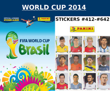 Käytetty, PANINI WORLD CUP 2014 BRASIL STICKERS #412 - #642 myynnissä  Leverans till Finland