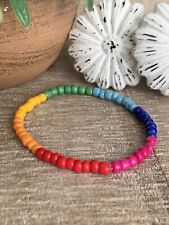 Rainbow beaded bracelet for sale  Jacksonville