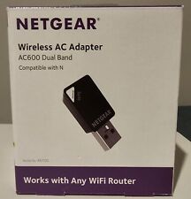 Used, NETGEAR AC600 DUAL BAND WIRELESS AC MINI ADAPTER USB 2.0 A6100 5Ghz / 2.4 FOR PC for sale  Shipping to South Africa