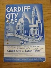 1956 cardiff city for sale  BIRMINGHAM