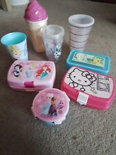 Plastic lunchboxes cups for sale  GOSPORT