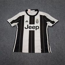 Camiseta deportiva de la Juventus niños 11-12 años blanca adidas fútbol 2016-17 a rayas talla 11-12, usado segunda mano  Embacar hacia Mexico
