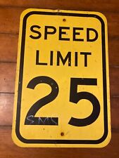 speed sign limit 25 for sale  San Luis