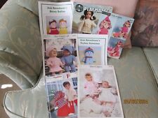 dolls clothes knitting patterns for sale  LEICESTER
