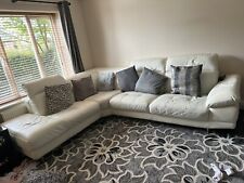 Leather corner sofa for sale  MILTON KEYNES