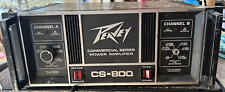 Amplificador de potência vintage Peavey modelo CS-800 2 canais série comercial não testado comprar usado  Enviando para Brazil