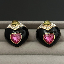 Pair pink heart for sale  Shipping to Ireland