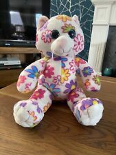 Teddy Mountain Bear Flowers Soft Plush Cuddly Toy Approx 27cm for sale  Shipping to South Africa