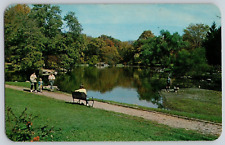 Cartão Postal Vintage ~ Silver Lake Park ~ Aliança, Ohio comprar usado  Enviando para Brazil