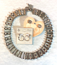 Silver rhinestone collar for sale  Stockbridge