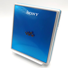 Odtwarzacz MiniDisc Sony MZ-E620 niebieski przetestowany działa - w pełni funkcjonalny przenośny MD na sprzedaż  Wysyłka do Poland