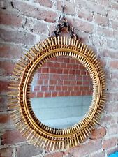 1960 Rattan Mirror for sale  Shipping to South Africa