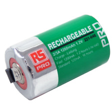 Paquete de 5 baterías recargables RS Pro 2/3A 1200mAh 1.2V NiMH 221-046 segunda mano  Embacar hacia Argentina