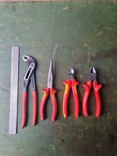 Used,  4 Knipex Tools. 10" Waterpump Grips. Long Nose Pliers. 2 Pairs Of Side Cutters for sale  Shipping to South Africa