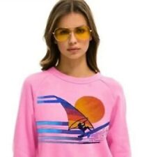 Suéter de surf Aviator Nation rosa cropped vento rosa grande comprar usado  Enviando para Brazil