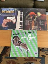 Usado, MARVIN GAYE 3 LPs: Let's Get It On, Tribute to Nat King Cole, In The Groove +Bns comprar usado  Enviando para Brazil