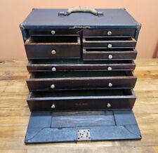 Antique GERSTNER 8-Drawer Machinist Tool Chest & Plate Tool Box  ☆USA, used for sale  Shipping to South Africa