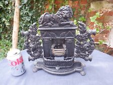 Lareira ornamentada vintage vitoriana miniatura amostra vendedor ferro fundido comprar usado  Enviando para Brazil