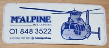 Mcalpine helicopters aerospati for sale  HORSHAM