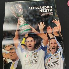 Poster lazio supercoppa usato  Quarrata