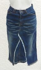 Jupe jeans délavée d'occasion  Rodez