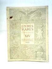 Livres rares catalogue d'occasion  Expédié en Belgium