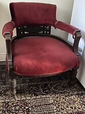 red velvet chair for sale  MAIDSTONE