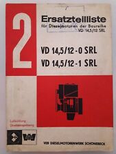 Ddr ersatzteilliste dieselmoto gebraucht kaufen  Ohrdruf