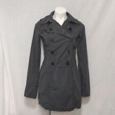 Trench coat feminino Free People cinza escuro leve ervilha primavera tamanho 4 comprar usado  Enviando para Brazil