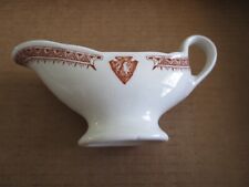Vintage Shenango China Gravy Boat Indian Brave Arrowhead Native American Design for sale  Shipping to South Africa
