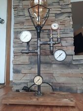 Steampunk pipe lamp for sale  Albion