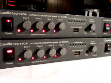 PAR de mezclador automático de micrófono/línea Audio-Technica AT-MX341A 4 canales, con cable de enlace, usado segunda mano  Embacar hacia Argentina