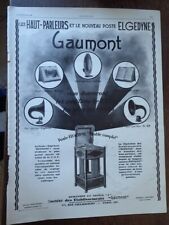 Gaumont elgedyne speakers d'occasion  Expédié en Belgium