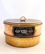 Vintage brass sieve for sale  Austin