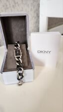 Relógio feminino DKNY pulseira de corrente de aço inoxidável, caixa original, livreto comprar usado  Enviando para Brazil