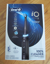 Cepillo de dientes eléctrico Oral-B iO serie 5 con 1 cabezal de cepillo recargable negro segunda mano  Embacar hacia Mexico