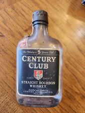 Garrafa de uísque vintage Century Club reta Bourbon vazia 1/2 pinta 90 à prova comprar usado  Enviando para Brazil