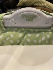 BABY DELIGHT SNUGGLE NEST -GREEN -- PORTABLE INFANT SLEEPER -USED ONCE for sale  Shipping to South Africa