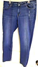 Women's Apt. 9 Essentials Slim Capri Denim Blue Distressed Jeans Size: 16 beach for sale  Shipping to South Africa