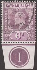 Cayman Islands 1908 KEVII 6d placa roxa maçante e roxa violeta 1 usada SG30 comprar usado  Enviando para Brazil