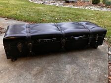 Brown tufted leather for sale  Brookfield