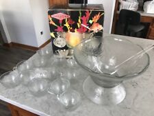 Carnation glass punch for sale  Ravenna