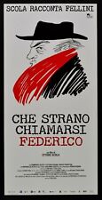 Cartel Che Strange Su Nombre Era Federico Fellini Ettore Scola Lazotti Cine B88 segunda mano  Embacar hacia Argentina