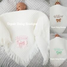 Personalised baby shawl for sale  MANCHESTER
