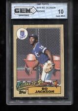 Used, Bo Jackson RC 1987 Topps #170 Royals Rookie GEM MINT 10 for sale  Shipping to South Africa