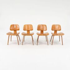 Conjunto de quatro cadeiras de jantar Evans Herman Miller Eames DCW em cinza Calico C. 1948 comprar usado  Enviando para Brazil